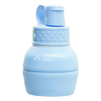 Силиконовая бутылка для воды Svoboda voli, 700 мл / 6244634