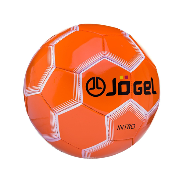 Мяч футбольный Jögel JS-100 Intro №5, оранжевый / 11389