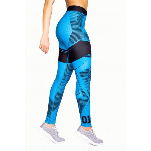 Леггинсы женские Blue geometry р.M / L18-031