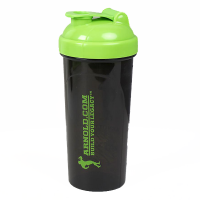 Бутылка/Шейкер BIGBRO SHS-700 чёрно-зелёная, для спортивного питания 700ML / 735045