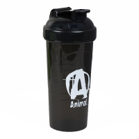 Бутылка/Шейкер BIGBRO SHS-700 чёрная, для спортивного питания 700ML / 735044