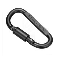 Карабин алюминевый NFC 80MM LOCKING BK / NFC21BK