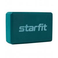 Блок для йоги STARFIT YB-200 EVA, 8 см, 115 гр, 22,5х15 см, изумрудный / 3535