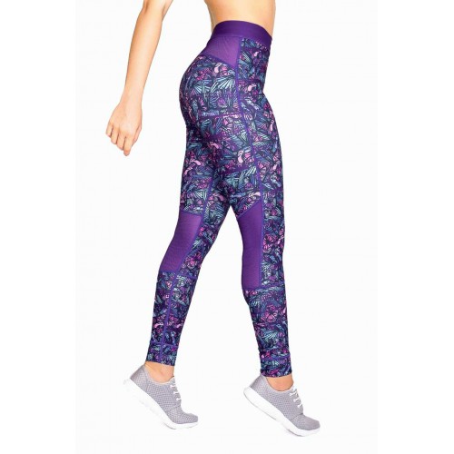 Леггинсы женские (вставка) Purple р.M / L18-025