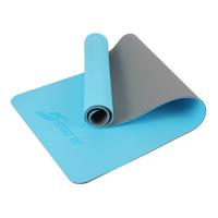 Коврик для фитнеса и йоги Start Up TPE ZH-01  Blue/Gray р183х61х0,6см / AL