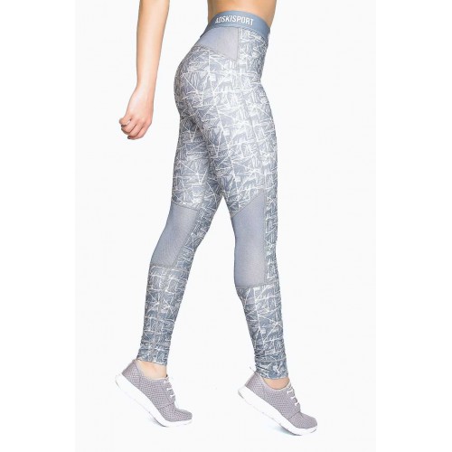 Леггинсы женские (вставка) Gray р.S / L18-027