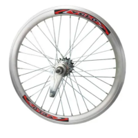 Колесо 20" заднее, втулка Stels, двойной обод цвет SILVER / 3062002-12