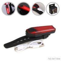 Фонарь задний COMIRON TA08 свет: 12LED, 80lm; аккум: 150mAh, USB; пять режимов / 689337