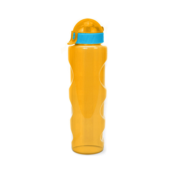 Бутылка для воды "LIFESTYLE" со шнурком, 700 ml., anatomic, прозрачно/морской зеленый / КК0161