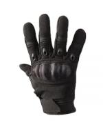 Перчатки тактические со вставкой 2, черные (L) / rep-001-2black