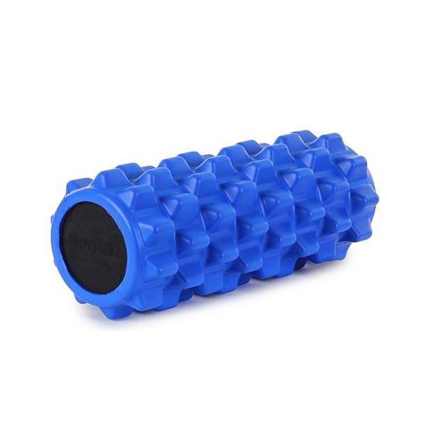 Цилиндр рельефный для фитнеса Harper Gym EG03 Ø13см х 33 см синий / АЛЬ