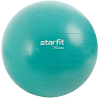 Фитбол STARFIT GB-108 75 см, 1200 гр, антивзрыв, бирюзовый / 2288
