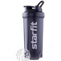 Шейкер с металлическим венчиком STARFIT FB-200 сферическое дно, серый/черный / 19282
