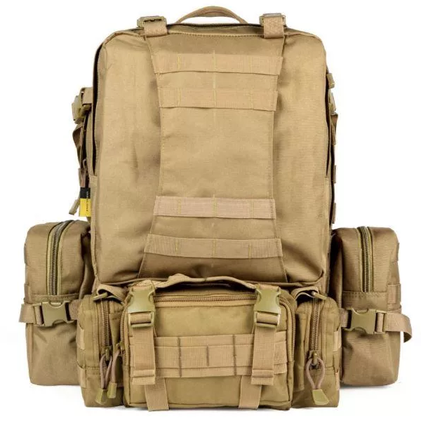 Рюкзак тактический с подсумками, koyot / rep-065koyot