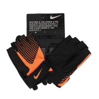 Перчатки для фитнеса NIKE, оранжевые, XL / WS