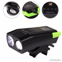Фонарь передний  интеллектуальный COMIRON "SMART2" ABS, USB; 5 режимов, зеленый / 689355