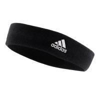 Эластичная повязка adidas на лоб от пота, цвет черный / WS
