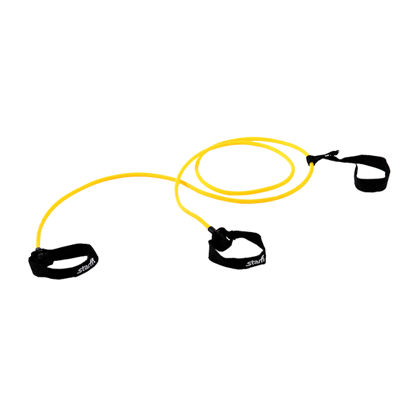 Эспандер лыжника-пловца BASEFIT ES-901 2 кг, light, 6х9х2200 мм, желтый / 19764