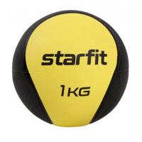 Медбол высокой плотности STARFIT GB-702 1 кг, желтый / 18934