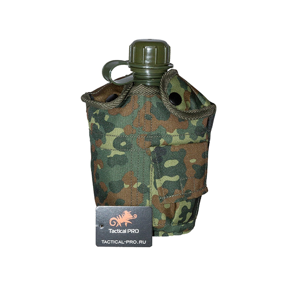 Фляга Plastic Canteen 1 Qt, flecktarn / 4005V