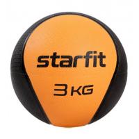 Медбол высокой плотности STARFIT GB-702 3 кг, оранжевый / 18936