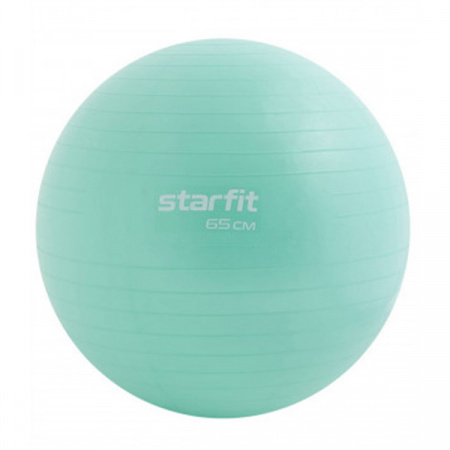 Фитбол STARFIT GB-108 65 см, 1000 гр, антивзрыв, мятный / 20576