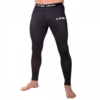 Брюки компрессионные TOPTEN MMA Black (XL) / 1880-9