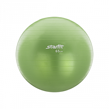 Фитбол STARFIT GB-104 65 см, 1000 гр, без насоса, зеленый (антивзрыв) / 16537