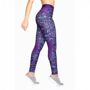 Леггинсы женские (вставка) Purple р.M / L18-025