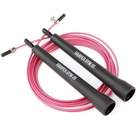 Скакалка скоростная для кроссфита Harper Gym Pro Series NT947A, ручки пластик (15см), 270 см / AL