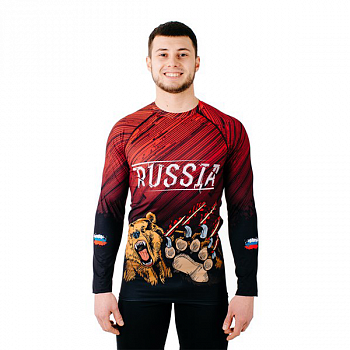 Рашгард мужские Russian bear (L(48-50))