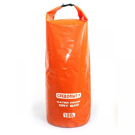 Гермомешок "СЛЕДОПЫТ - Dry Bag" без лямок, 100 л, цв. оранжевый / PF-DBS-100