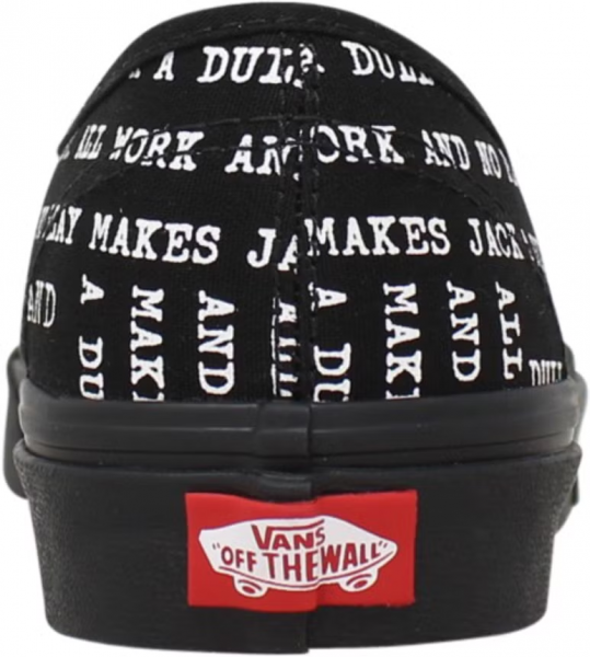 Кеды Vans UA AUTHENTIC (TERROR) THE SHINING/BLACK (черный) р. 40 / VN0A3UT65DD1