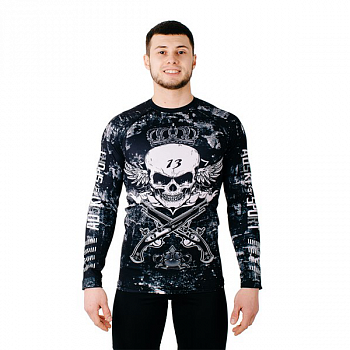 Рашгард мужской Black scull р.M RFm18-13