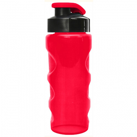 Бутылка для воды "HEALTH and FITNESS" со шнурком, 500 ml., anatomic,  красный / КК0156