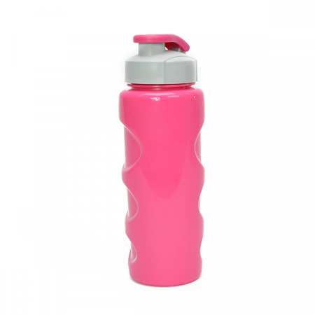 Бутылка для воды "HEALTH and FITNESS" со шнурком, 500 ml., anatomic, бледно-розовый / КК0030 