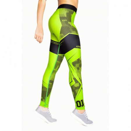 Леггинсы женские Green geometry р.M / L18-030