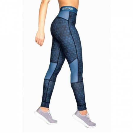 Леггинсы женские (вставка) Blue р.M / L18-028