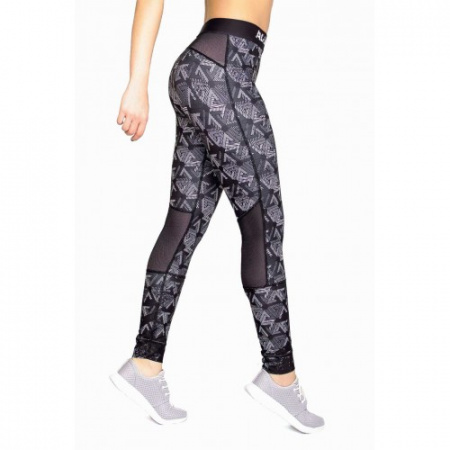 Леггинсы женские (вставка) Dark grey р.M / L18-024